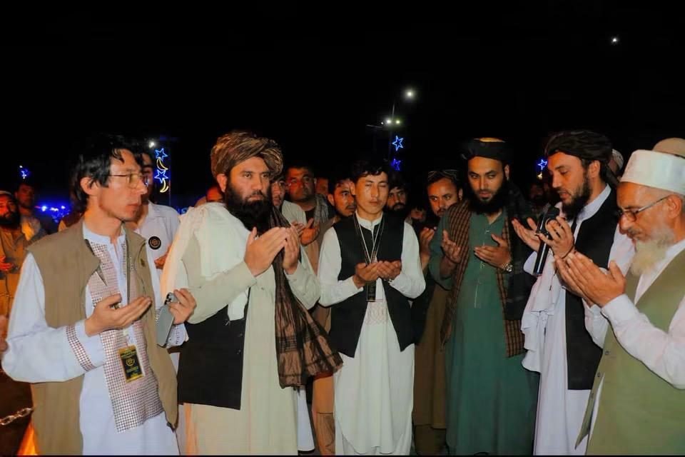 په مزار شریف کې د منار د پرانیستې محفل