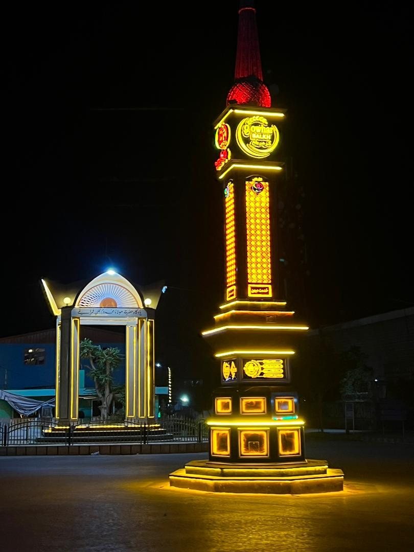 د امیر علي شیر نوایي منار د شپې په رڼا کې